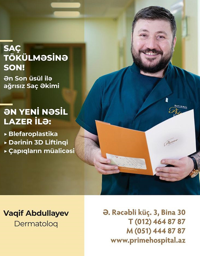 Dermatoloq Dr. Vaqif Abdullayev